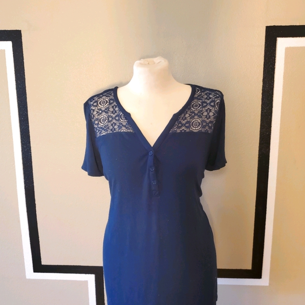 Blue fashion T